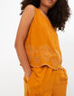 Kurkumagelber Overall mit besticktem Top I.Code-4
