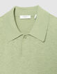 Gr&uuml;nes kurz&auml;rmeliges Poloshirt Herren-6