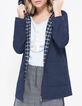 Parka azul marino rever. est. cuadros I.Code -1