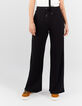 Pantalon large noir en molleton I.Code-6