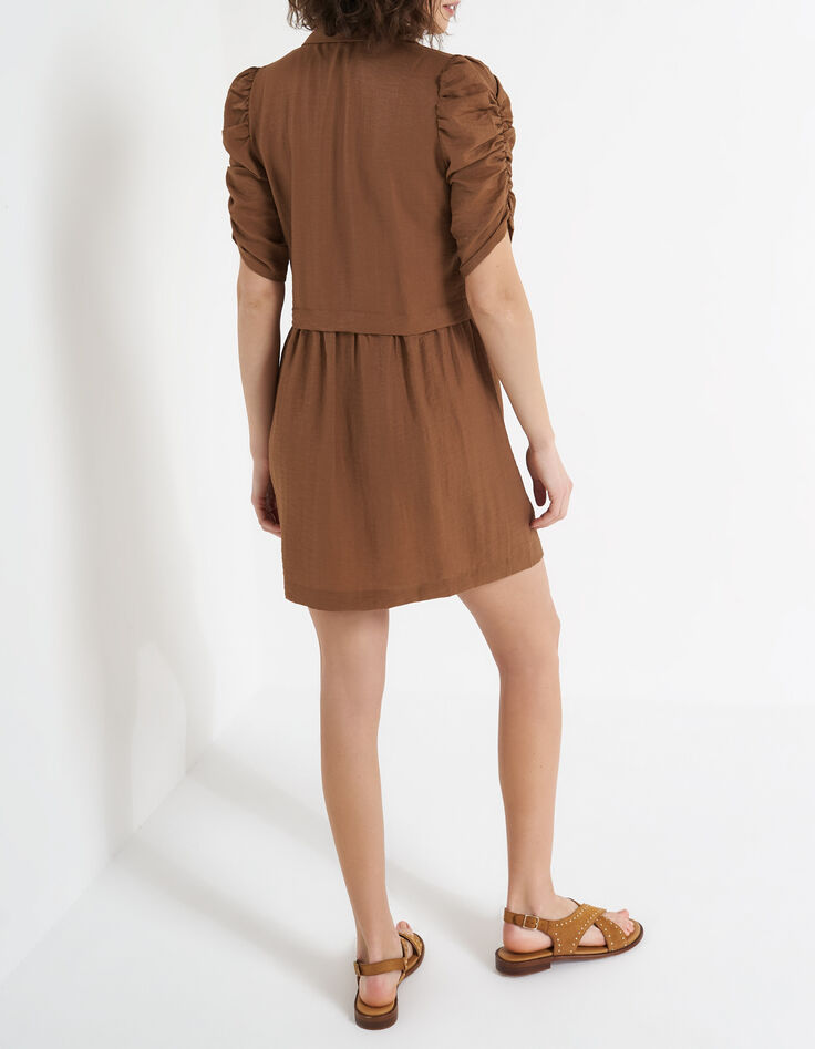 Vest. cruz. fauve mangas fruncidas I.Code-2