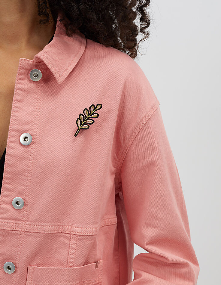 Veste en jean pastèque I.Code-5 Veste en jean pastèque I.Code-5
