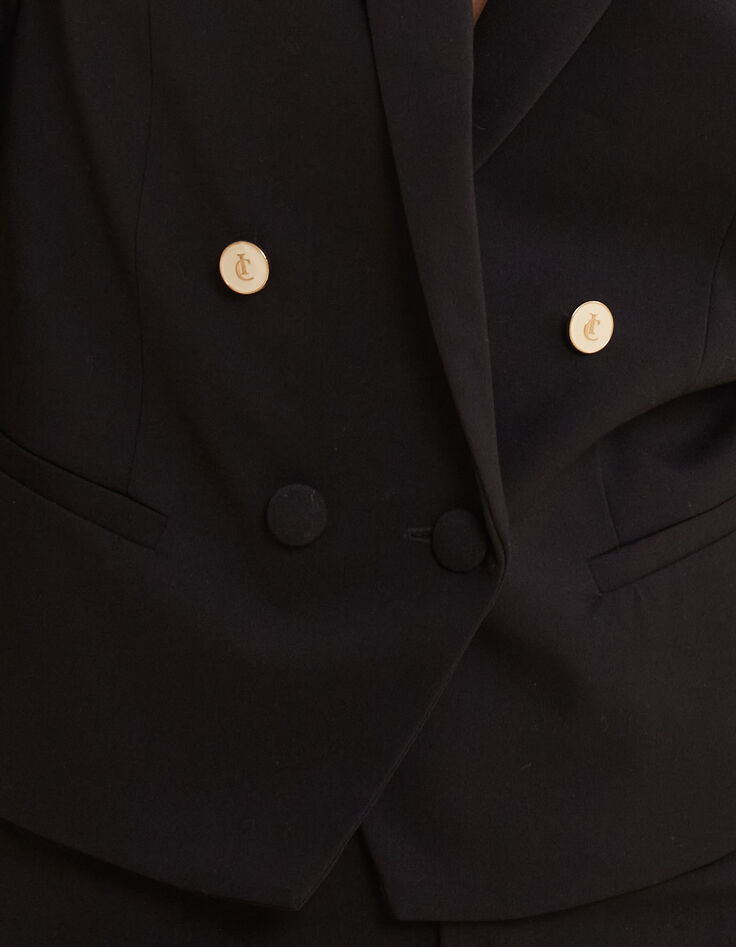 Schwarzer Kurzblazer I.Code-6