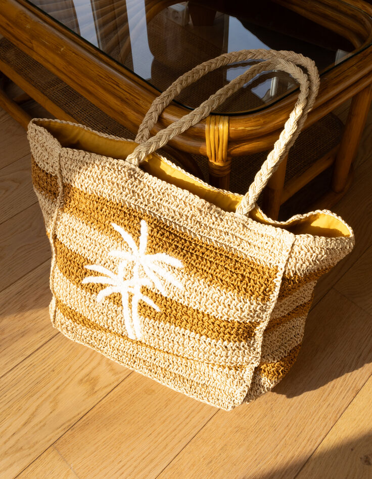 Sac rayé palmier I.Code-6