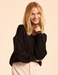 Pull noir tricot fin I.Code-1