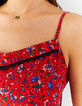 Top cereza lencero flores verano ﻿I.Code -2