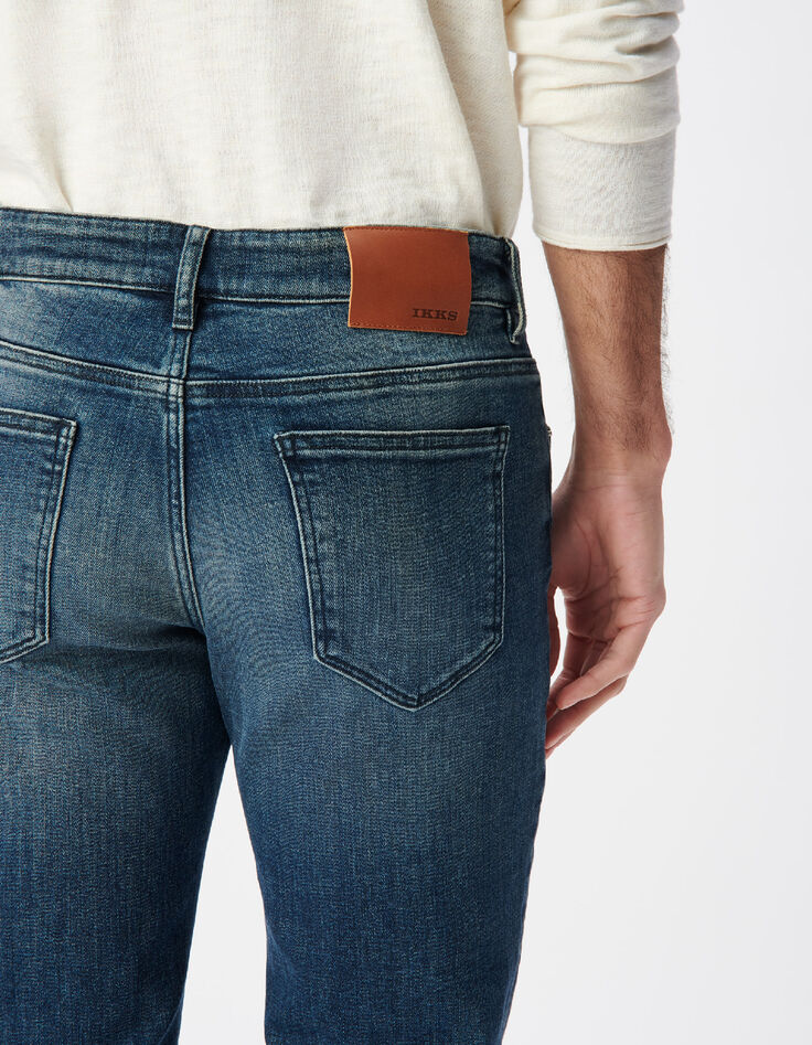 Blaue Bruce Slim-Herrenjeans-3