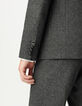 Grijze blazer tweedstijl Heren-6