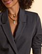 Veste de costume anthracite motif pied-de-puce I.Code-4