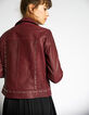 Veste en cuir rouge I.Code-2