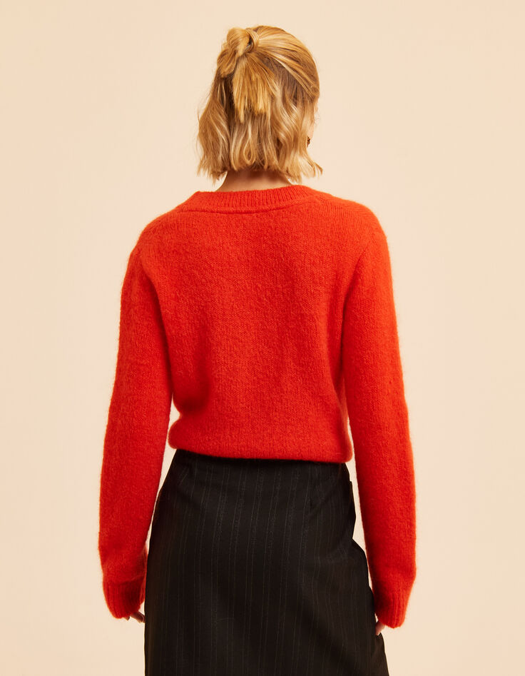 Rote Strickjacke CHARLOTTE I.Code-2