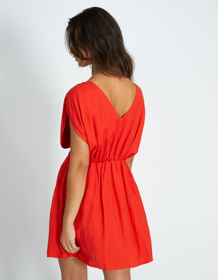I.Code poppy Jacquard dotted dress-4 I.Code poppy Jacquard dotted dress-4