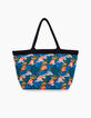Sac cabas marine imprimé exotique I.Code-3
