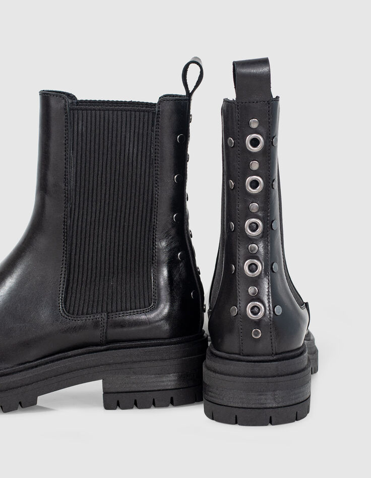Chelsea boots noirs en cuir I.Code-2