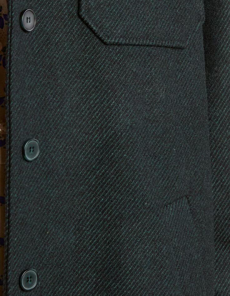 I.Code midnight green overcoat-9