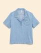 Top en jean bleu esprit vareuse I.Code-7