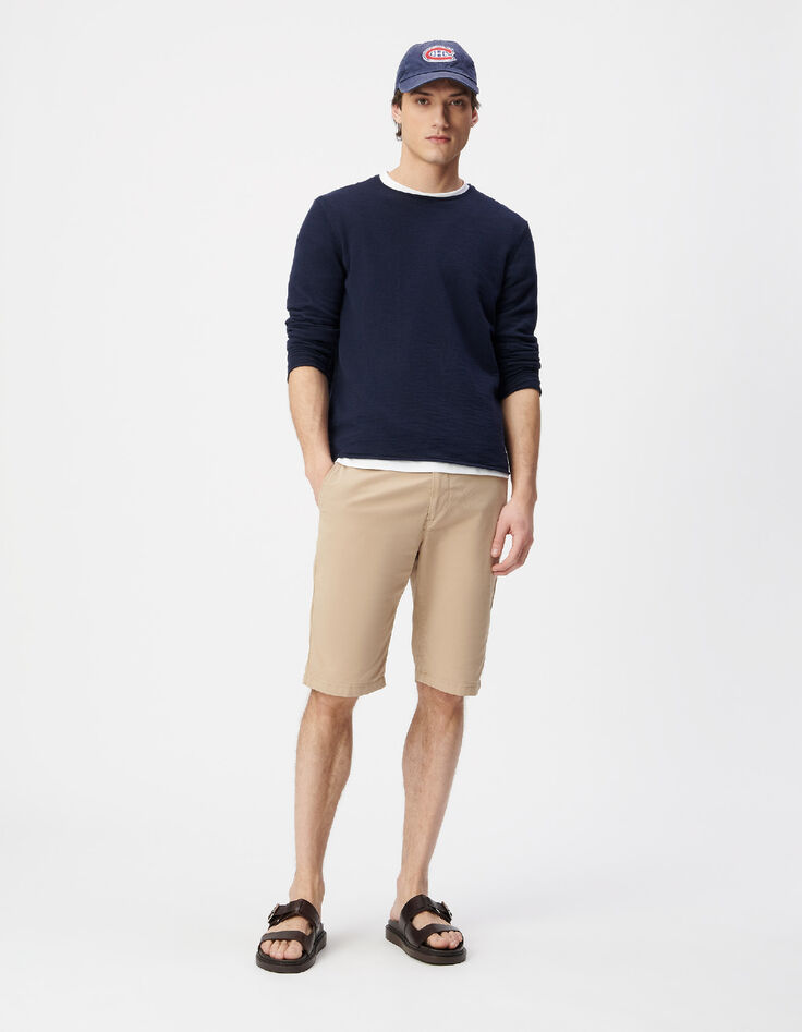Herrenchinobermudas, TAPERED-Fit, sandfarben-1