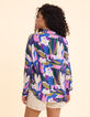 Chemise beige visuel floral graphique I.Code x THE FEEBLES-4
