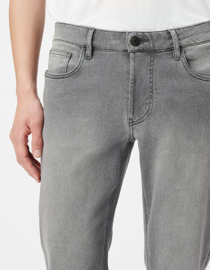 Graue POWER STRETCH Ziggy Herren R&ouml;hrenjeans-4