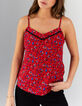 Top cereza lencero flores verano ﻿I.Code -1
