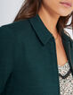 I.Code imperial green textured knit suit jacket-6