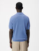 Poloshirt kurzarm blau geflammt Mesh Herren-3