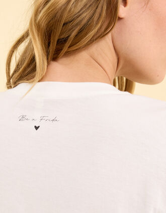 I.Code Frida visual white tee-shirt
