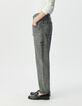 Graue Damen-Battlejeans mit 7/8-G&uuml;rtel S&eacute;l&egrave;ne-3