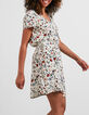 Vestido blanco roto flores indias ﻿I.Code-7