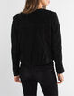 I.Code black suede jacket-3