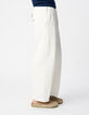 Barrel Jeans White Herren mit Knopfleiste-4