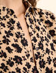 Robe beige imprimé léo floral I.Code-6
