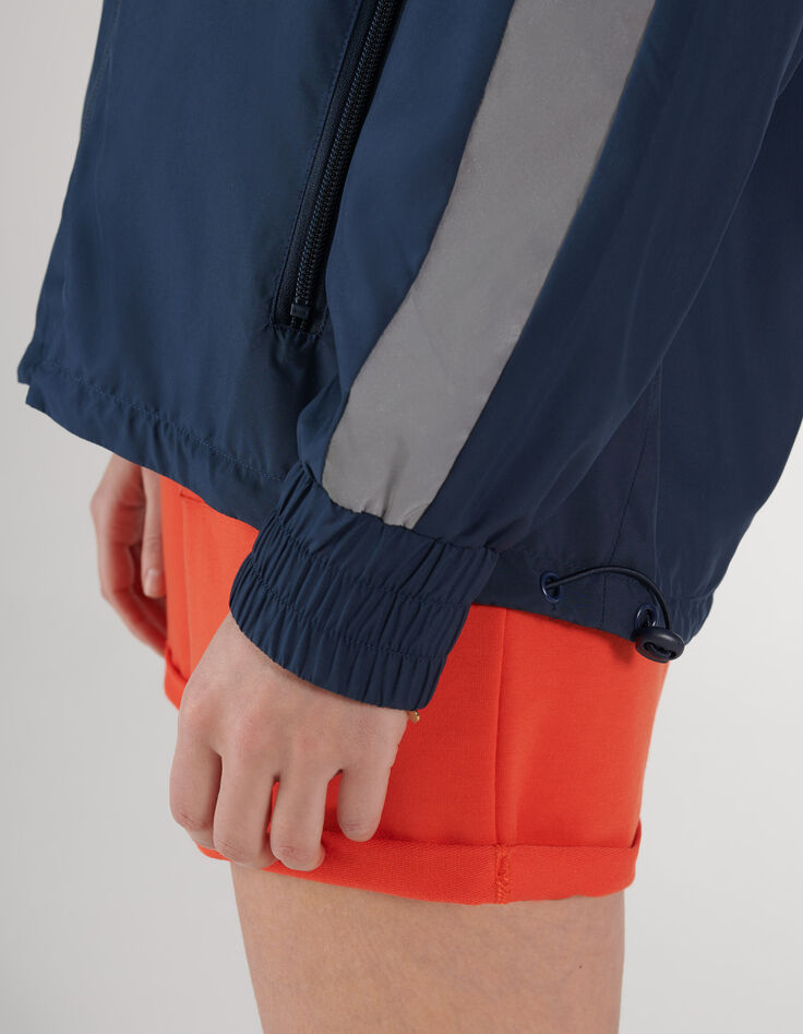 I.Code navy/rollerskate print reversible windcheater-5