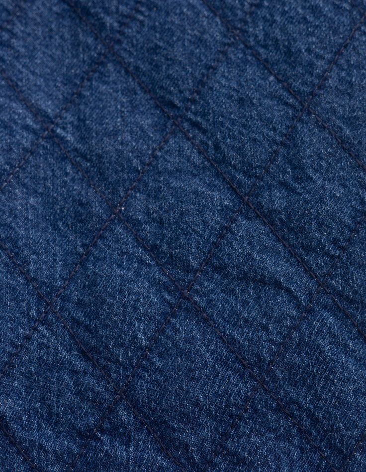 Chaqueta vaquera azul acolchada sin mangas I.Code-9