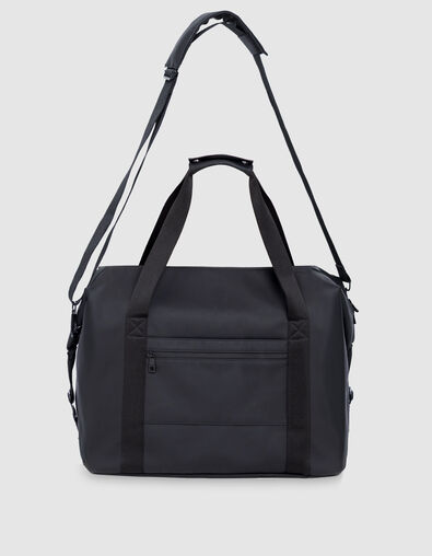 Wochenendtasche schwarz nylon wax effect Herren - IKKS