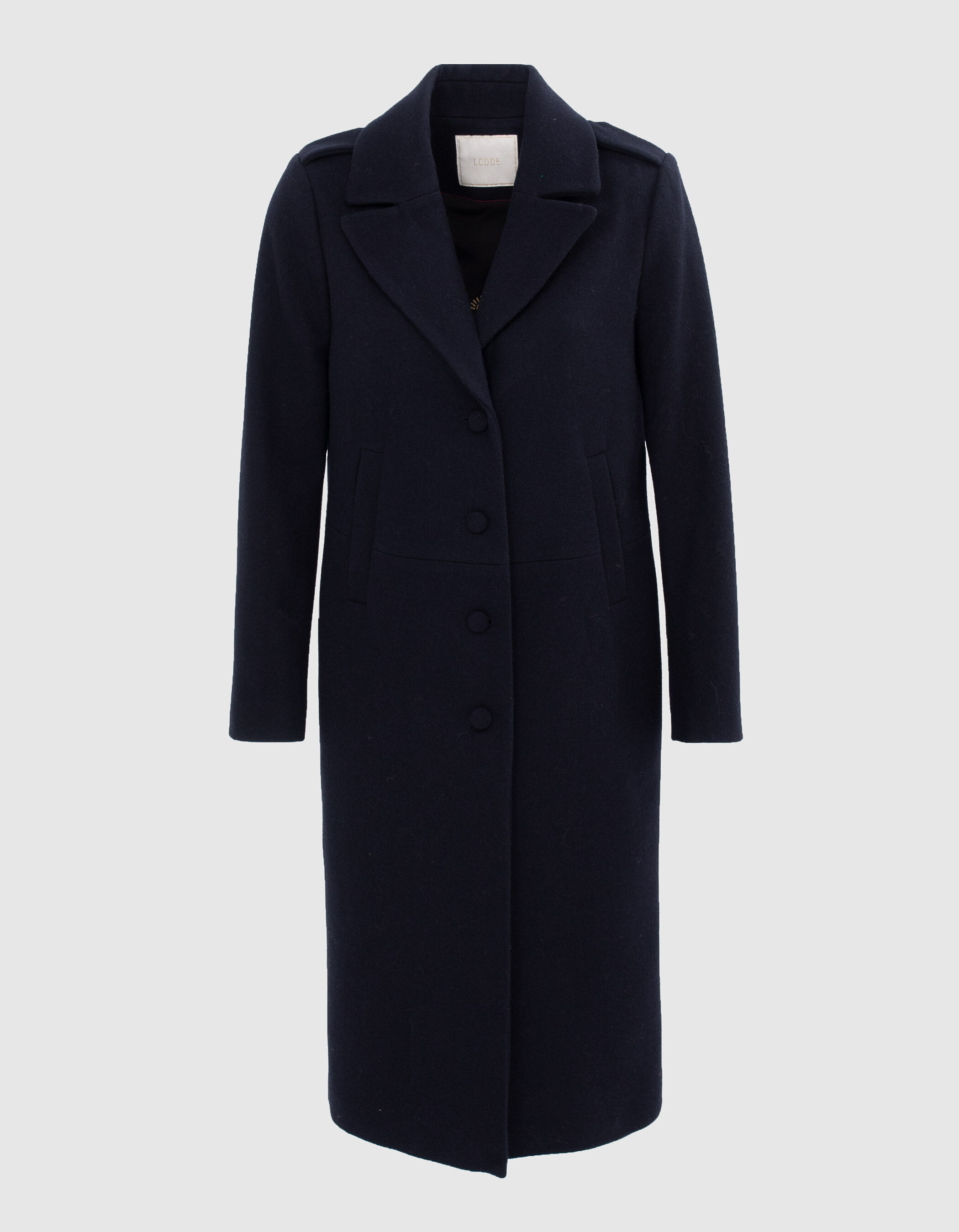 Manteau long night blue I.CODE