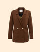 Veste de costume camel double boutonnage I.Code-8