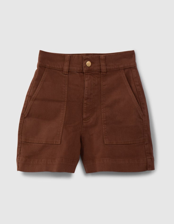 Camel denim shorts I.Code-1 Camel denim shorts I.Code-1