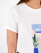 I.Code white landscape image T-shirt-4