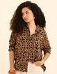 I.Code leopard print shirt-3