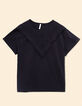 Wit maxi T-shirt met korte mouwen en monogram I.Code-5