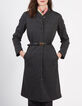 I.Code light grey check coat-2