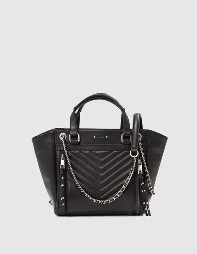 Die Tasche 1440 schwarz Leder Gr&ouml;&szlig;e M Damen - IKKS