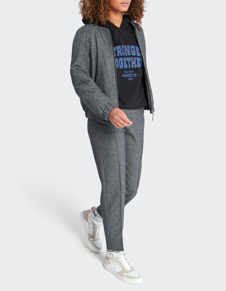 Zwart jack faux-uni I.Code-6
