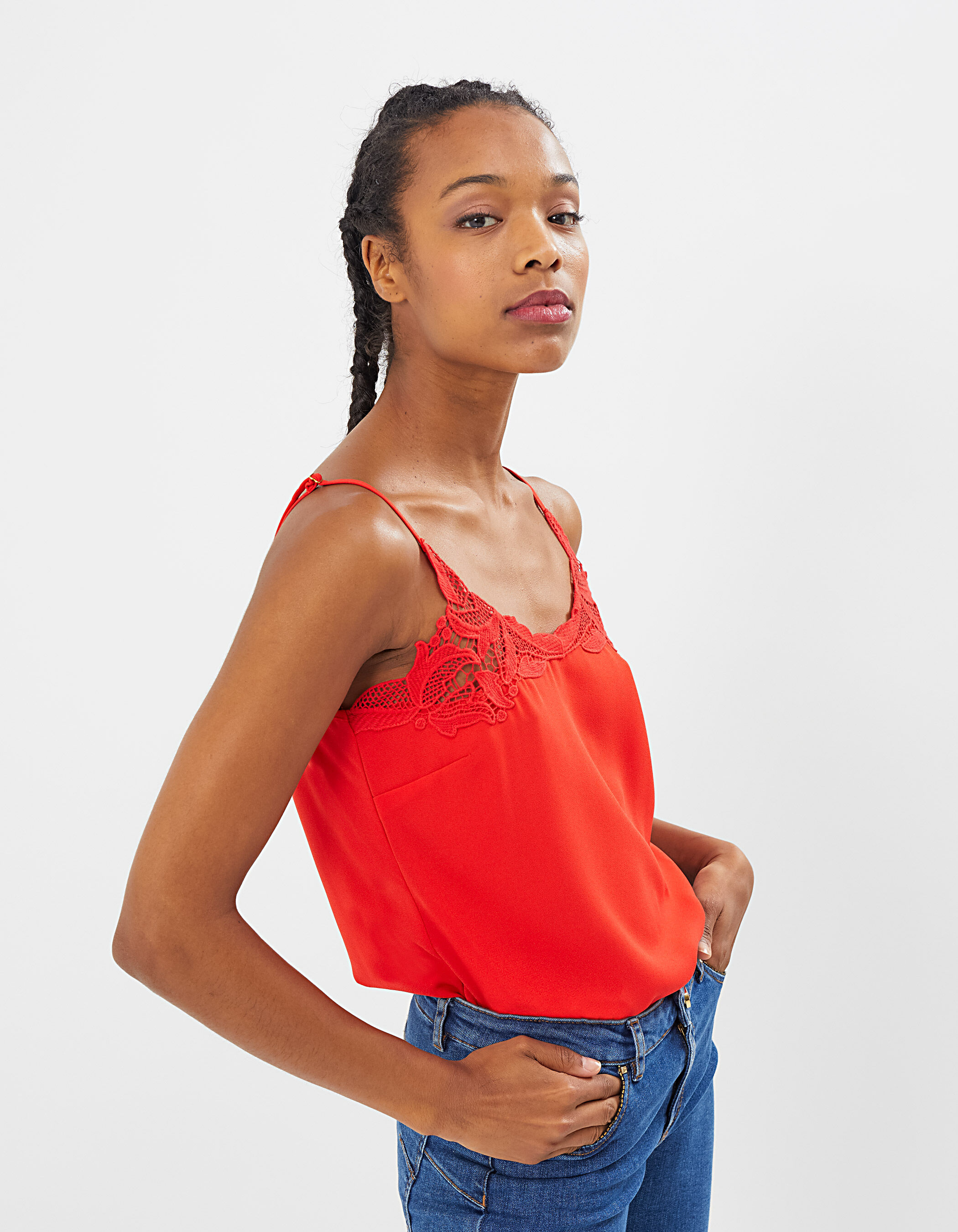 I.Code red lingerie top