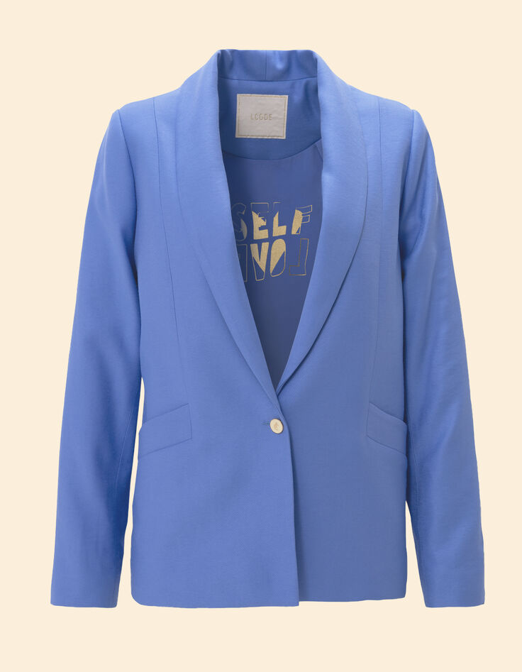 Blaue Anzugjacke I.Code-7