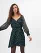 Robe vert pinegreen imprimé léopard I.Code-2