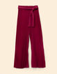 Pantalon large rose plissé I.Code-7