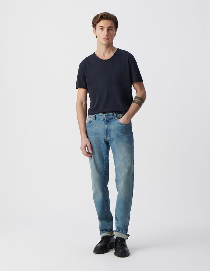 Marineblaues Herren-T-Shirt L'Essentiel-5