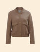 Cazadora beige bolsillos parche I.Code-7